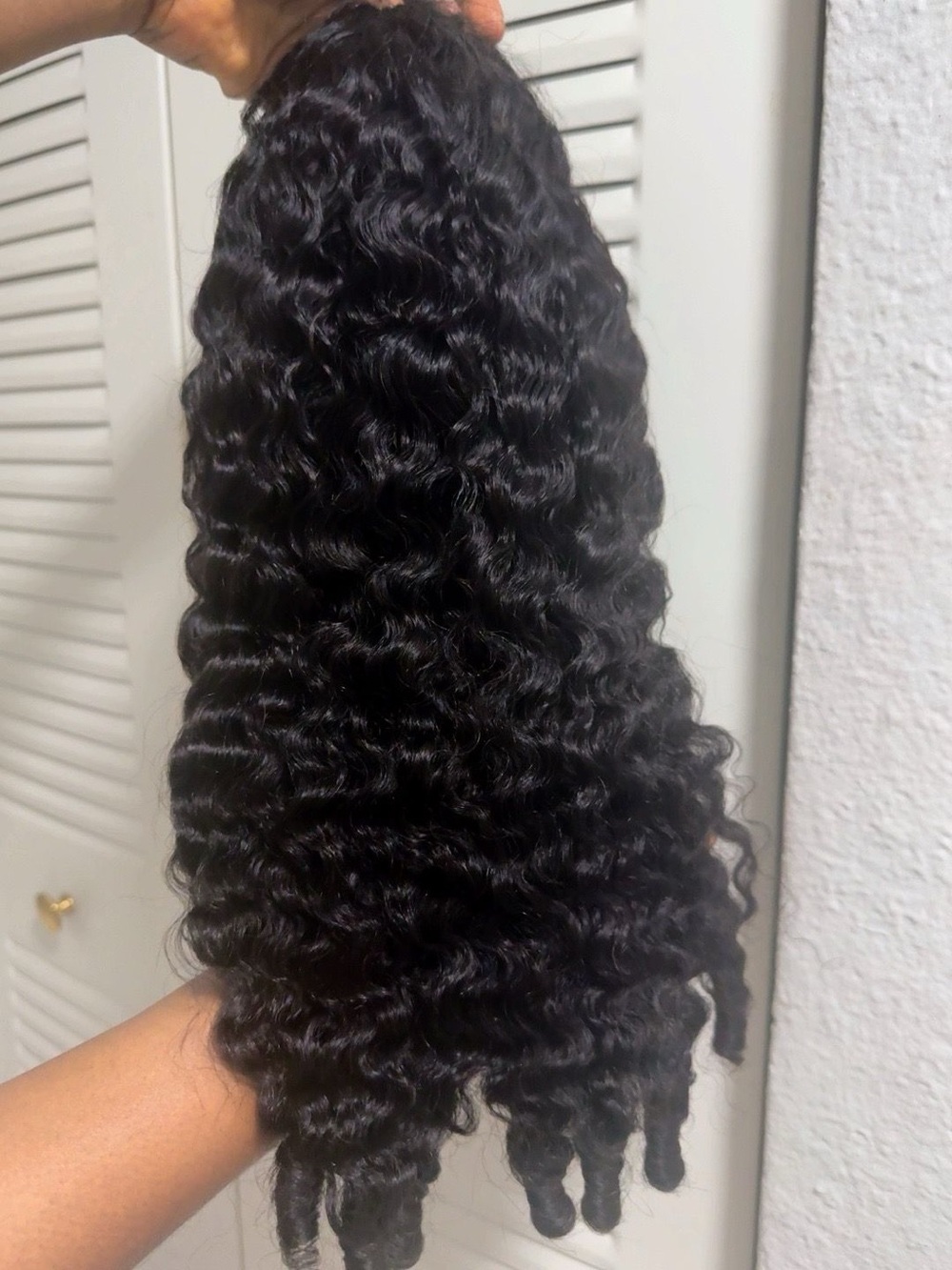 Burmese Curly Half Wig Human Hair for Black Women,Wear & Go Drawstring Wig
